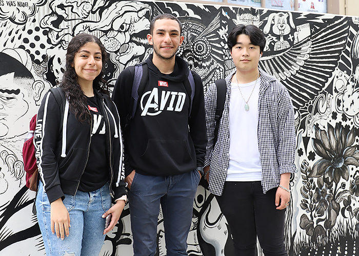 image of AVID students